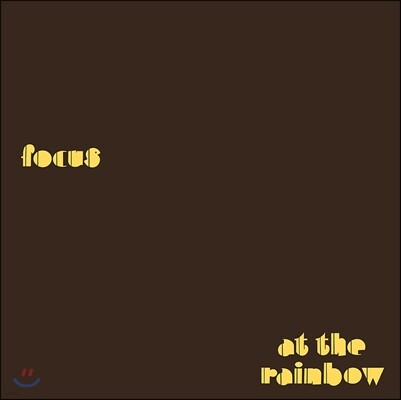 Focus — At The Rainbow 앨범 커버