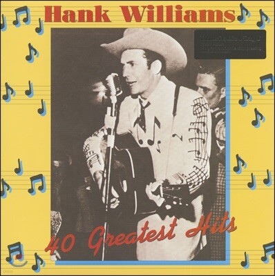 Hank Williams — 40 Greatest Hits 앨범 커버