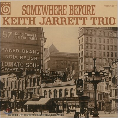 Keith Jarrett,Charlie Haden,Paul Motian — Keith Jarrett Trio (키스 자렛 트리오) - Somewhere Before 앨범 커버