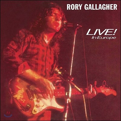 Rory Gallagher — Live In Europe 앨범 커버