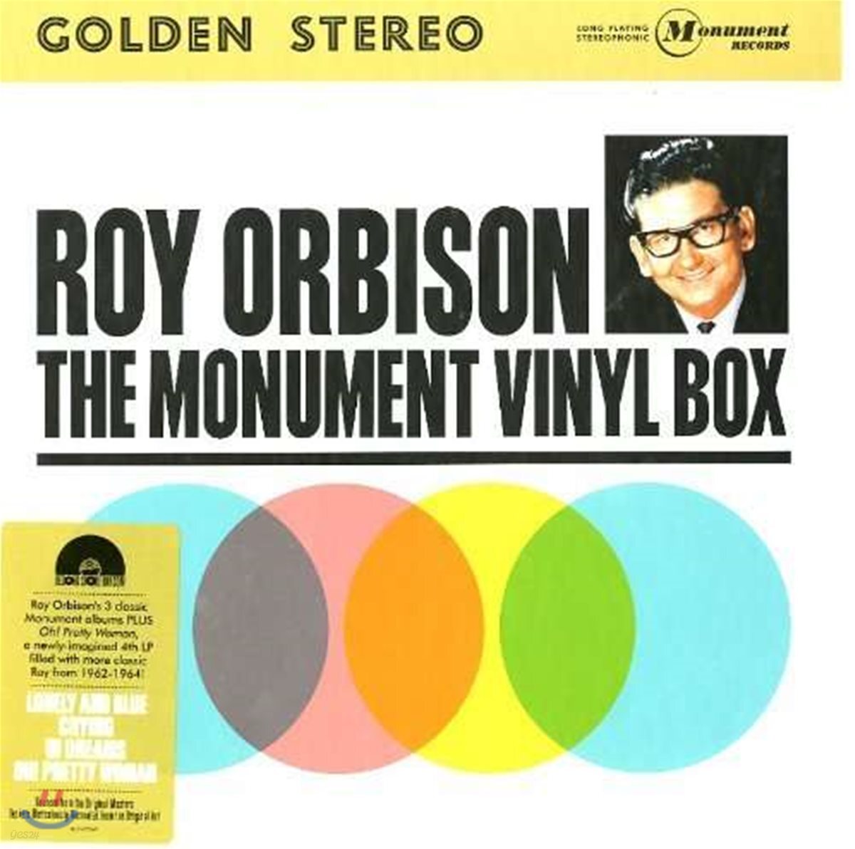 Roy Orbison (로이 오비슨) - Monument Vinyl Box [4LP 박스 세트]