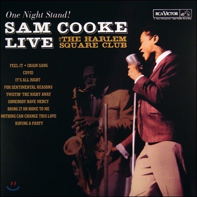 Sam Cooke — One Night Stand! At The Harlem Square Club 앨범 커버