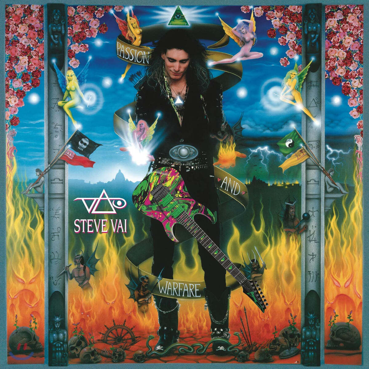 Steve Vai (스티브 바이) - 2집 Passion And Warfare [블랙 디스크 LP]