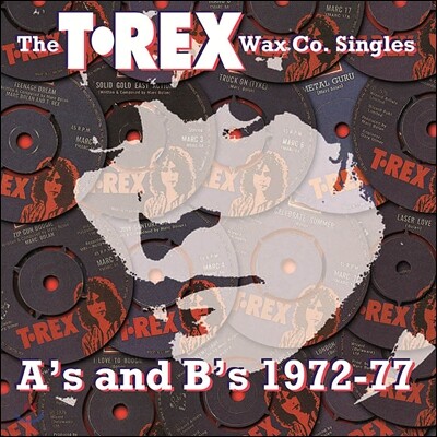 T-Rex — The T-Rex Wax Co. Singles 1972-1977 앨범 커버