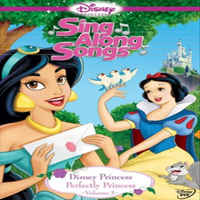 Disney Princess Sing Along Songs, Vol. 3 - Perfectly Princess (     3 - Ʈ )(ڵ1)(ѱ۹ڸ)(DVD)