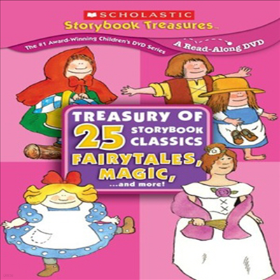 Treasury of 25 Storybook Classics: Fairytales, Magic... and More! - Scholastic Storybook Treasures (Ʈ  25 丮 )(ڵ1)(ѱ۹ڸ)(DVD)