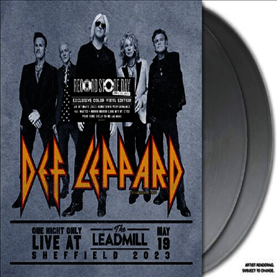 Def Leppard — One Night Only: Live At The Leadmill 2023 (RSD2023) 앨범 커버