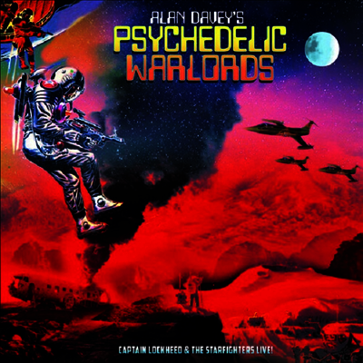 Alan Davey's Psychedelic Warlords — Captain Lockheed and the Starfighters Live! 앨범 커버