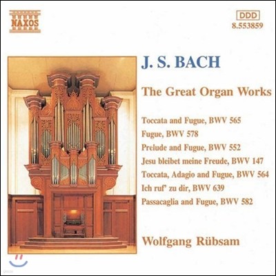 Wolfgang Rubsam :   ǰ (Johann Sebastian Bach: The Great Organ Works) 