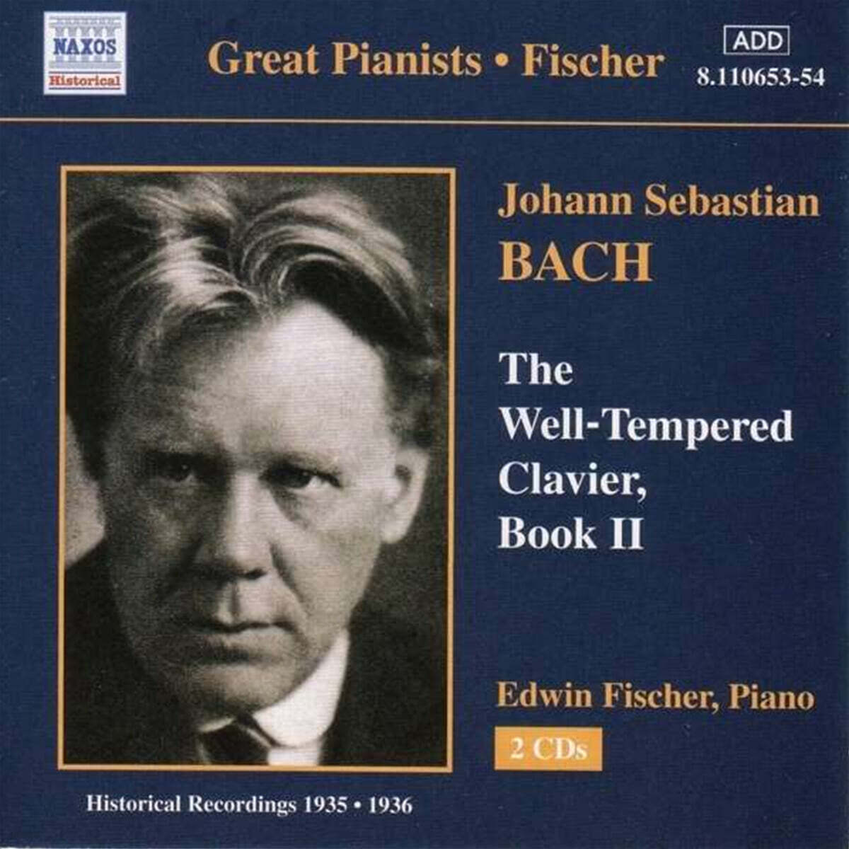 Edwin Fischer 바흐: 평균율 클라비어 곡집 2권 (J.S.Bach: Well-Tempered Clavier Book II)