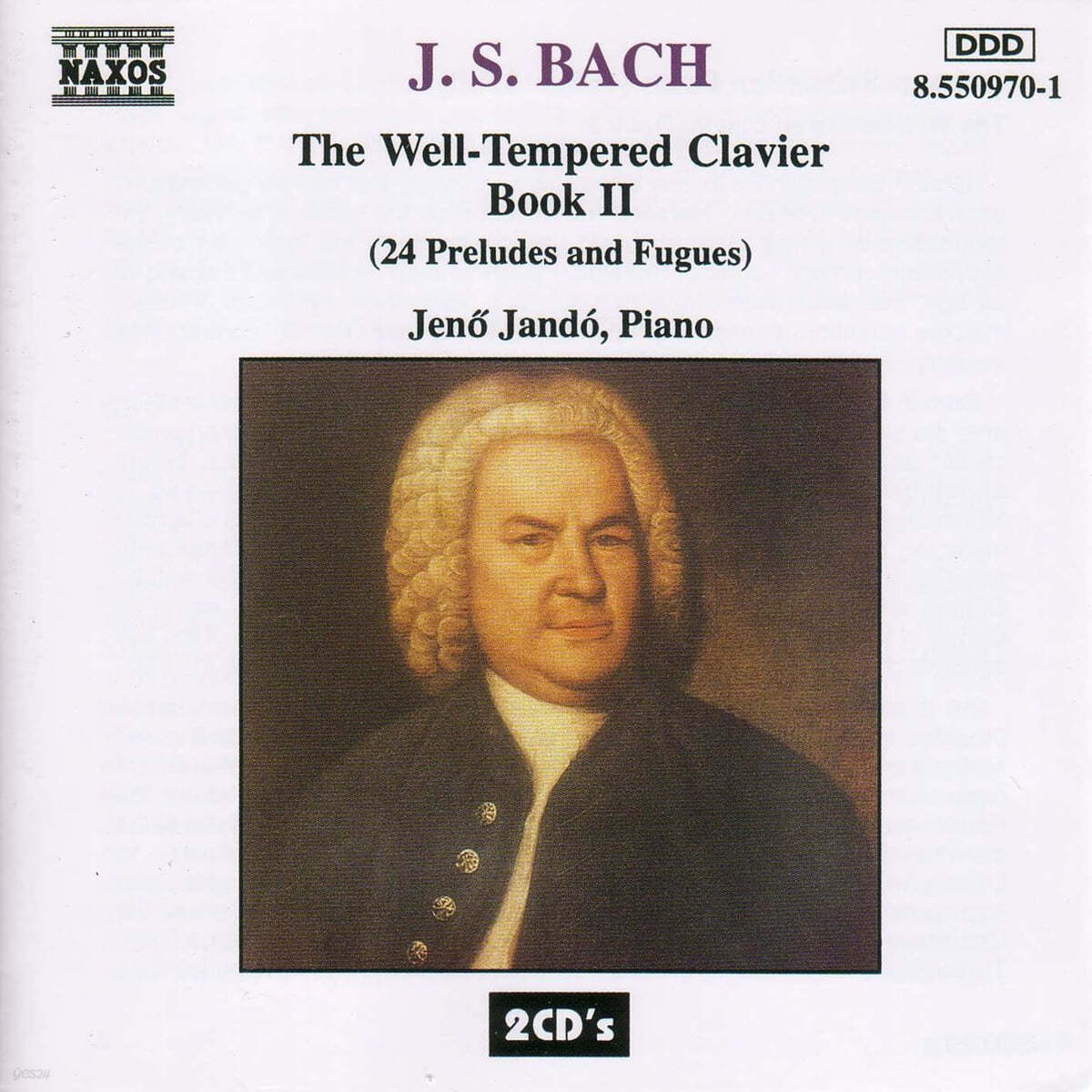 Jeno Jando 바흐: 평균율 클라비어 곡집 2권 (J.S.Bach: Well-Tempered Clavier Book II) 