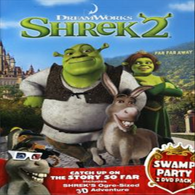 Shrek 2 / Shrek 3D - Party in the Swamp ( 2 /  3D)(ڵ1)(ѱ۹ڸ)(DVD)