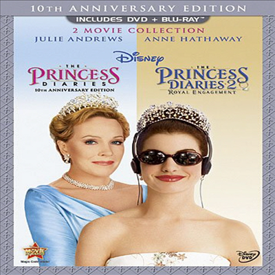 The Princess Diaries: Two-Movie Collection ( ̾ 1.2)(ڵ1)(ѱ۹ڸ)(DVD)