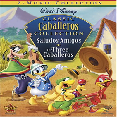 Saludos Amigos / Three Caballeros (ƾ Ƹ޸ī /3 )(ڵ1)(ѱ۹ڸ)(DVD)