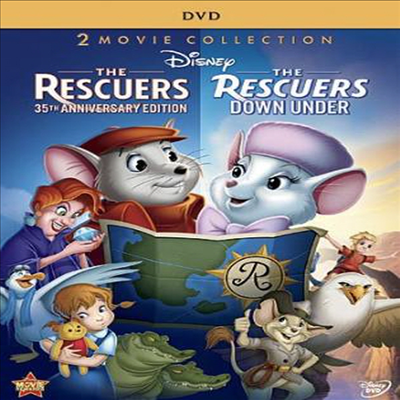 The Rescuers / The Rescuers Down Under (  1.2)(ڵ1)(ѱ۹ڸ)(DVD)