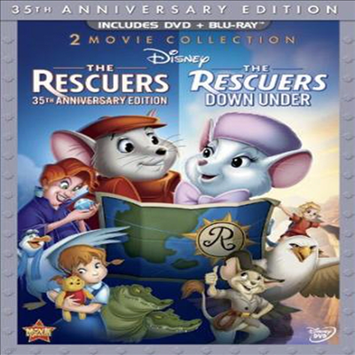 The Rescuers / The Rescuers Down Under (  1.2)(ڵ1)(ѱ۹ڸ)(DVD)