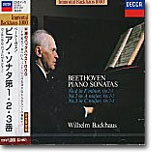 Beethoven : Piano Sonata No.1, 2, 3 : Wilhelm Backhaus