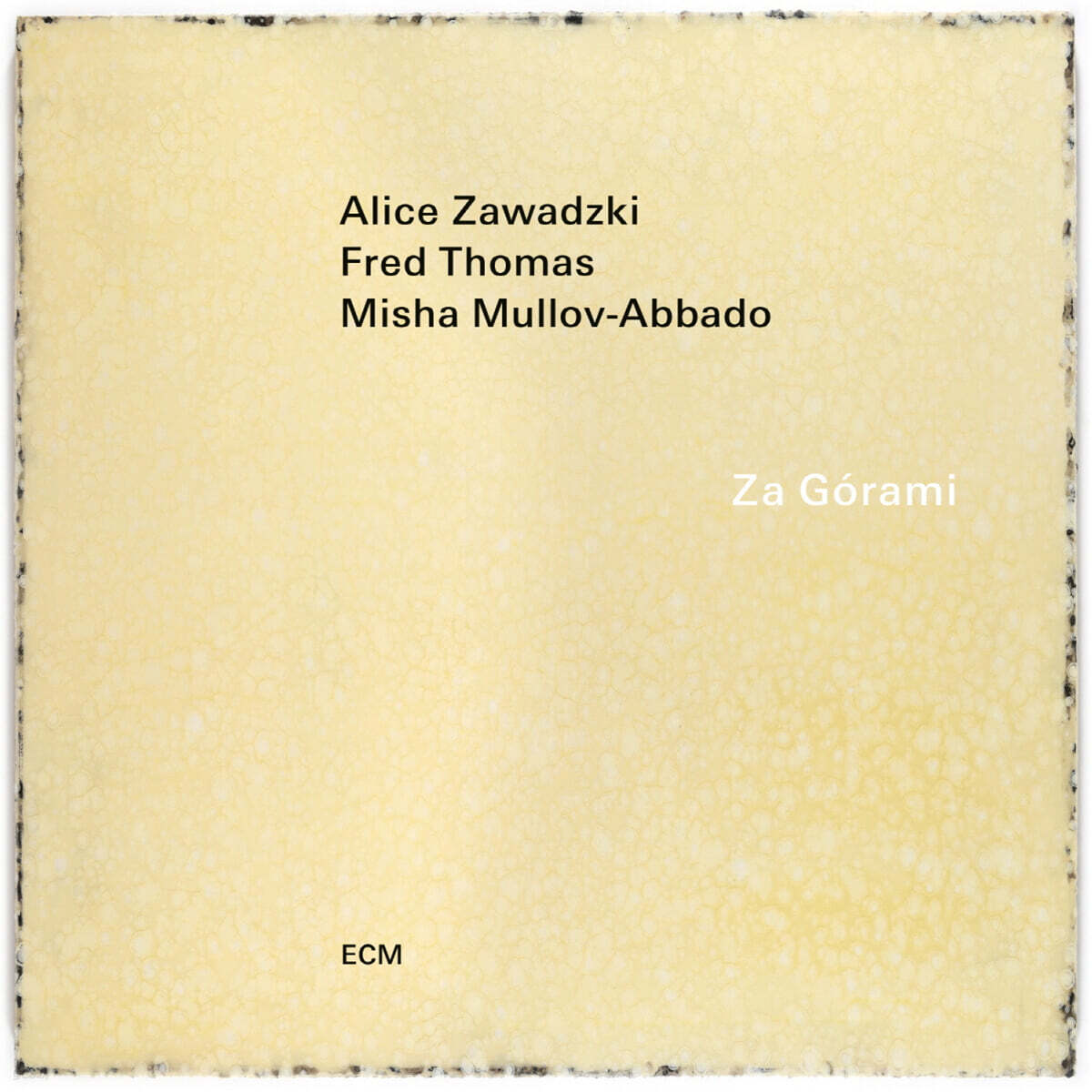 Alice Zawadzki / Fred Thomas / Misha Mullov-Abbado (앨리스 자와드즈키 / 프레드 토마스 / 미샤 뮬로브-아바도) - Za Gorami [LP]