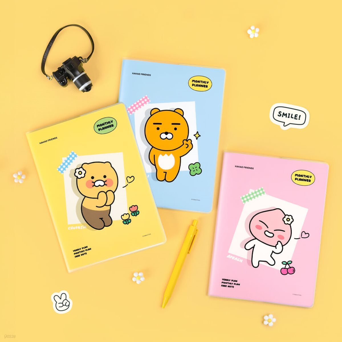 카카오프렌즈 세이치즈 A5 먼슬리 플래너