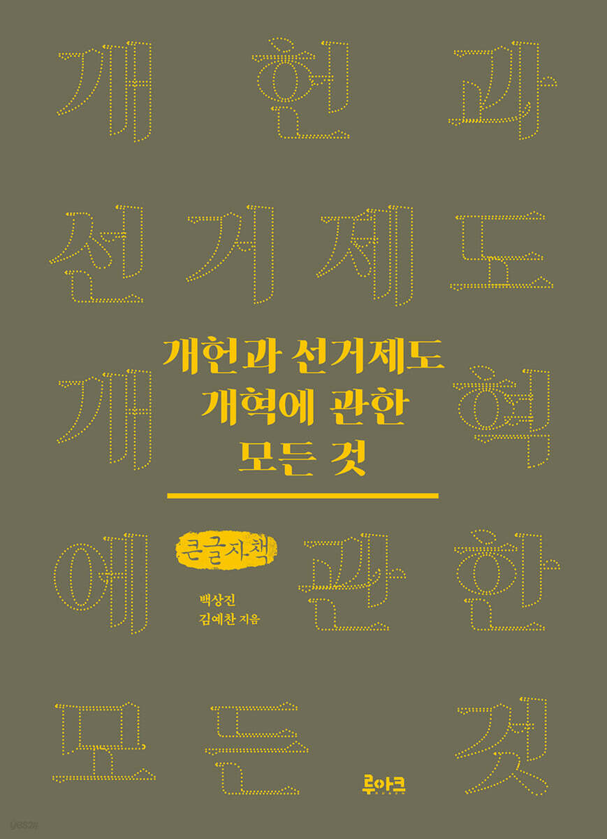 개헌과 선거제도 개혁에 관한 모든 것 (큰글자책)