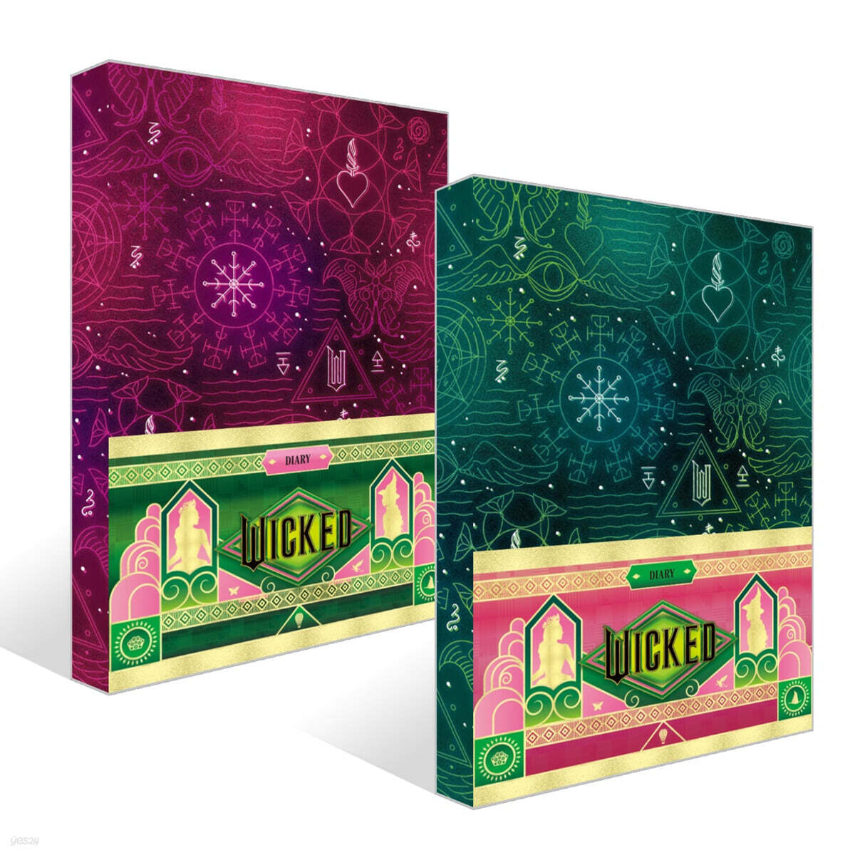 위키드 WICKED 공식 다이어리 E + 위키드 WICKED 공식 다이어리 G 세트