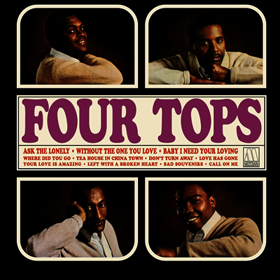 Four Tops — Four Tops (Mono Edition) 앨범 커버