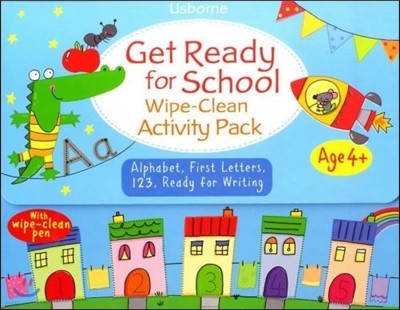  Usborne Get Ready for School Wipe Clean Pack