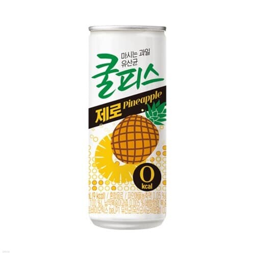 동원 쿨피스 제로 파인애플 230ml 30캔