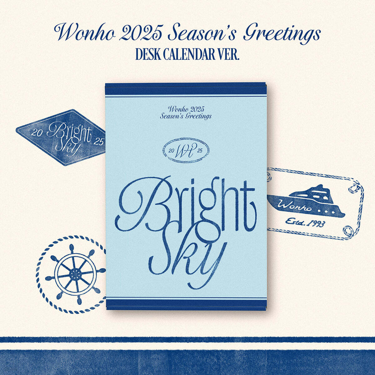 원호 (WONHO) 2025 Season’s Greetings [Bright Sky][DESK CALENDAR VER.]
