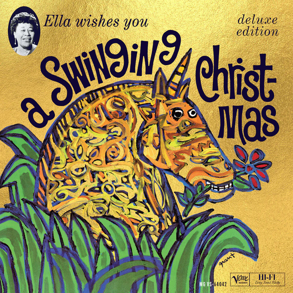 Ella Fitzgerald (엘라 피츠제럴드) - Ella Wishes You A Swinging Christmas [2LP]
