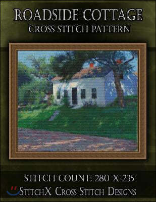 Roadside Cottage Cross Stitch Pattern