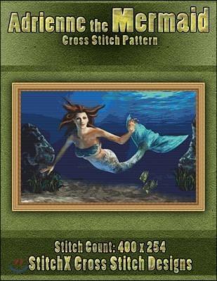Adrienne the Mermaid Cross Stitch Pattern