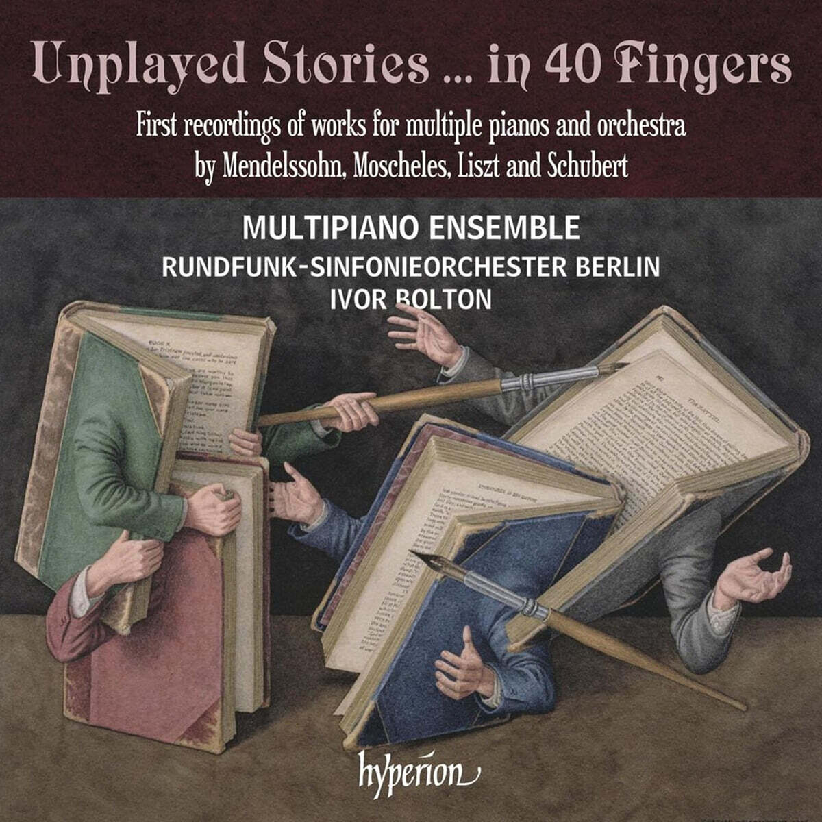 Multipiano Ensemble 멀티피아노 앙상블 : 멘델스존 / 모셀리스 / 슈베르트 / 리스트 (Unplayed Stories ... in 40 Fingers)