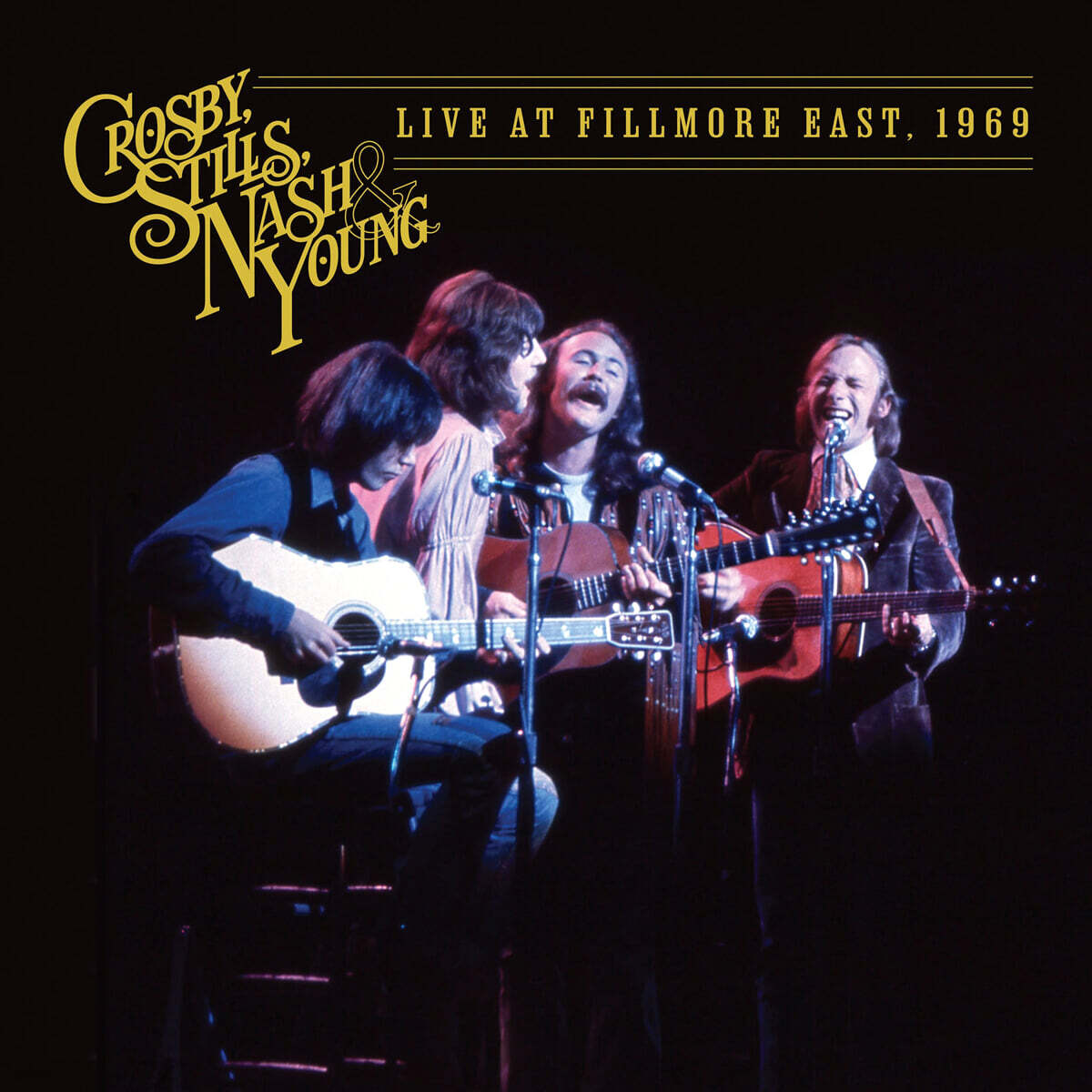 Crosby, Stills, Nash & Young (크로스비, 스틸스, 내쉬 앤 영) Live At Fillmore East, 1969 [2LP]