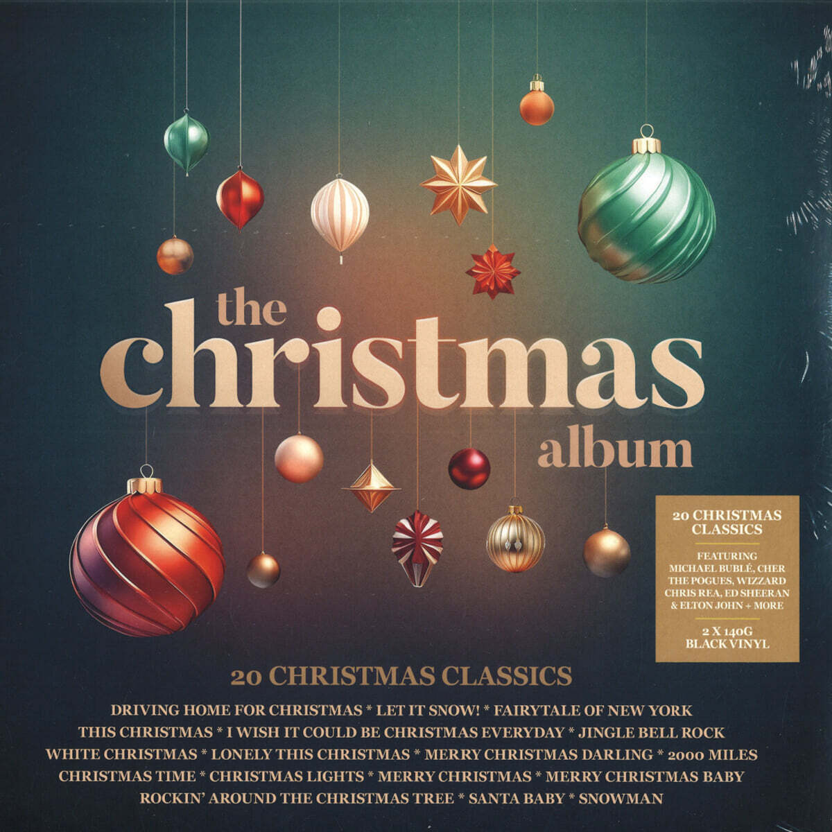 워너 뮤직 레이블 크리스마스 음악 모음집 (The Christmas Album) [2LP]