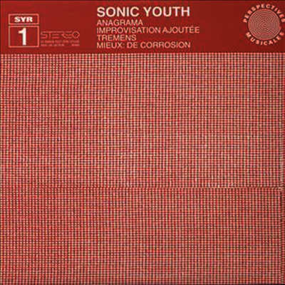 Sonic Youth — Anagrama (EP) 앨범 커버