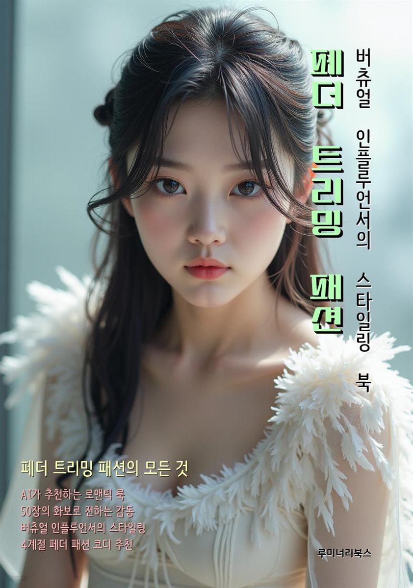 페더 트리밍 패션 버츄얼 인플루언서의 스타일링 북