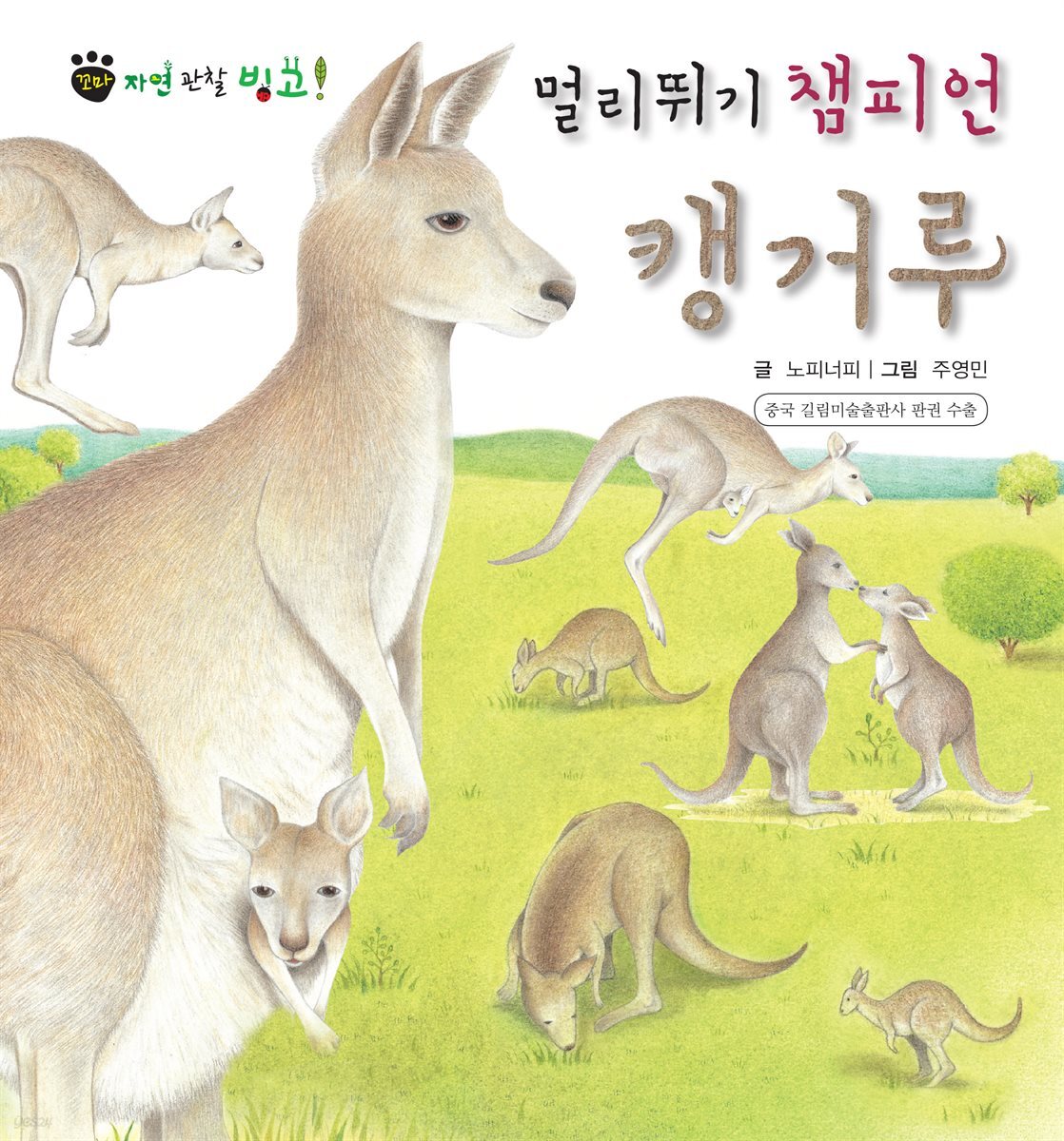 꼬마 자연 관찰 빙고. 14 멀리뛰기 챔피언 캥거루