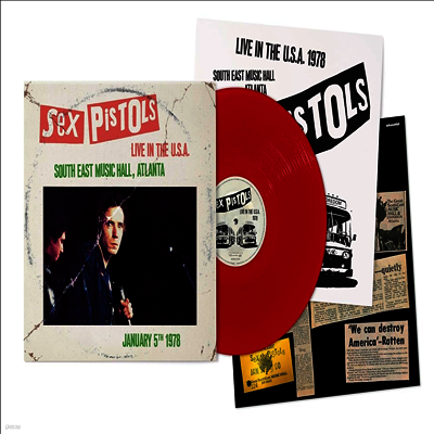 Sex Pistols — Live In The U.S.A. 1978 - South East Music Hall, Atlanta 앨범 커버