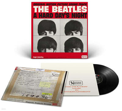 The Beatles (비틀즈) - A Hard Day's Night :Original Motion Picture Soundtrack [LP]
