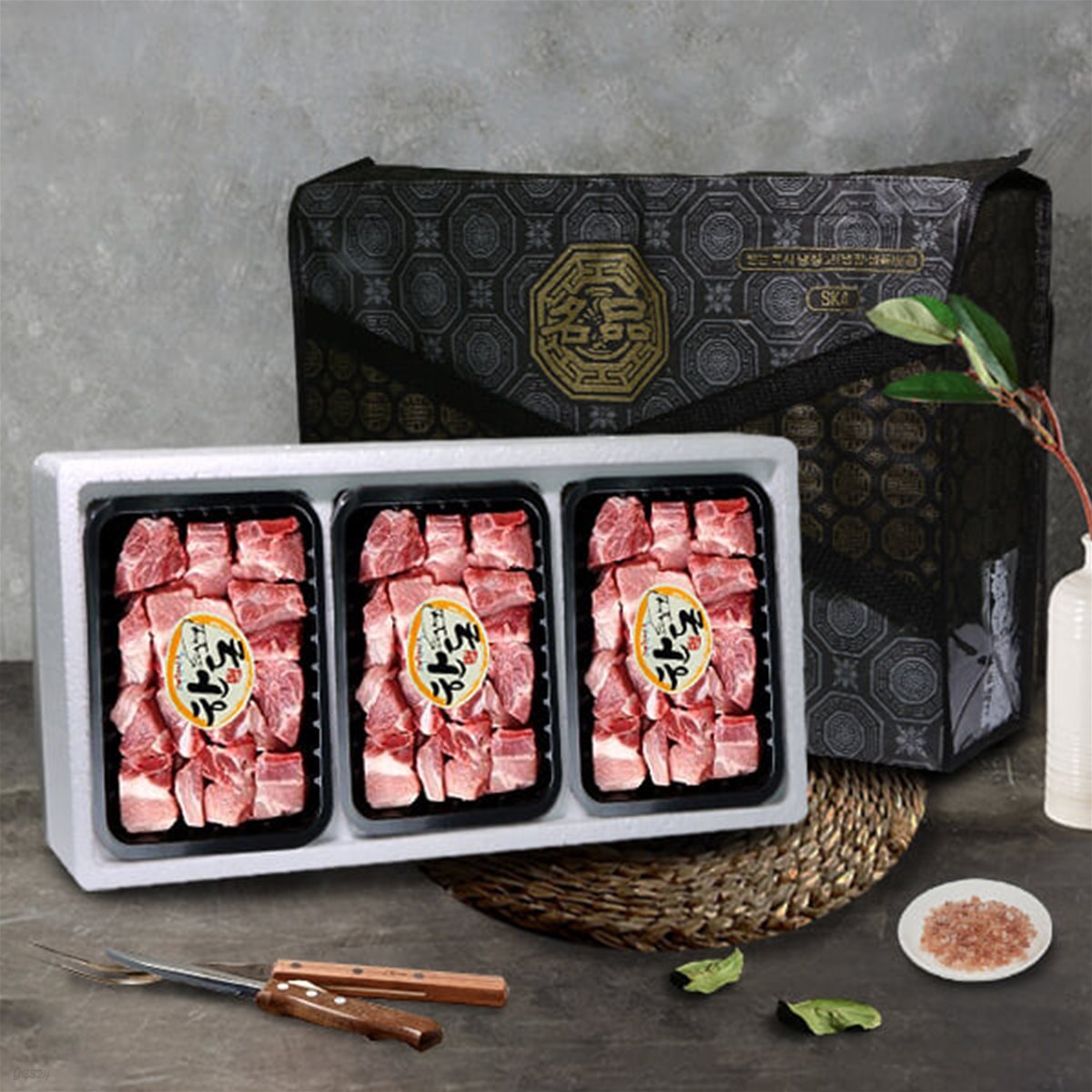 [국대한돈] 명품 돼지고기 갈비세트/670gx3팩
