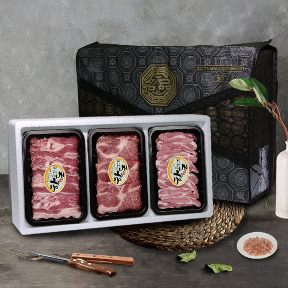 [국대한돈] 명품 돼지고기 특선2호/삼겹살500g,목살500g,가브리살300g