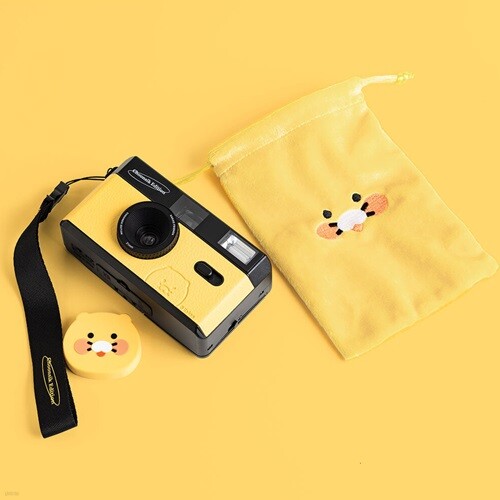[카카오프렌즈 에디션] 필름카메라 춘식이 + 렌즈커버, 파우치, 스트랩 증정