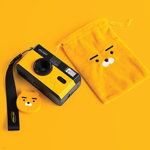 [카카오프렌즈 에디션] 필름카메라 라이언 + 렌즈커버, 파우치, 스트랩 증정