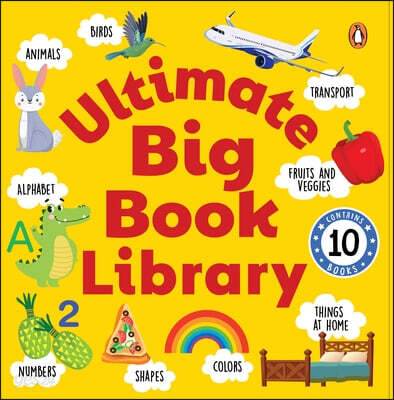 My First Big Book Library (10 Book Tuck-Box): A Boxset of 10 Illustrated Board Books for Preschool Kids, Toddlers [Penguin Early Learning Series]