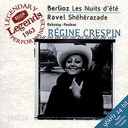 Berlioz : Les Nuits d'ete / Ravel : Sheherazade : CrespinㆍAnsermet