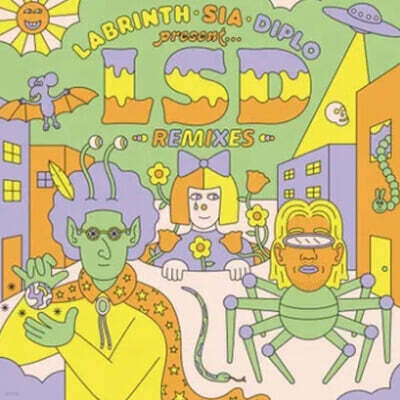 Labrinth, Sia & Diplo Present LSD — LSD - Labrinth, Sia & Diplo present... LSD Remix 앨범 커버