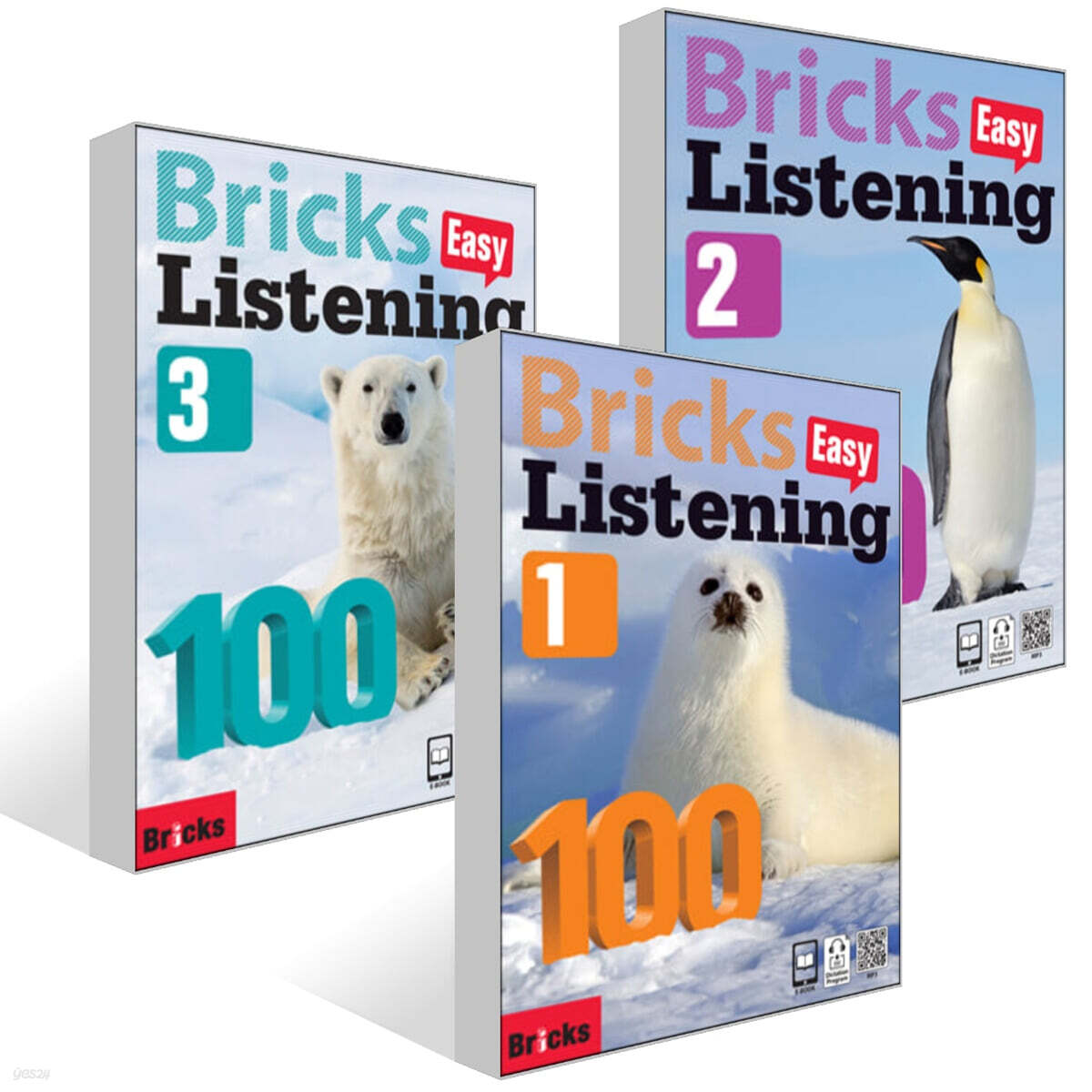 Bricks Listening Easy 100- 1~3권 세트