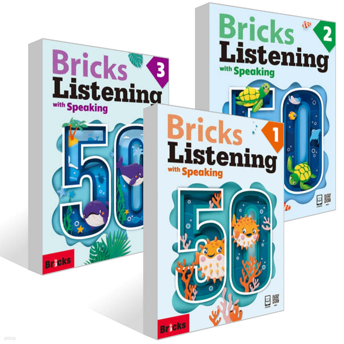 Bricks Listening with Speaking 50 : 1~3권 세트