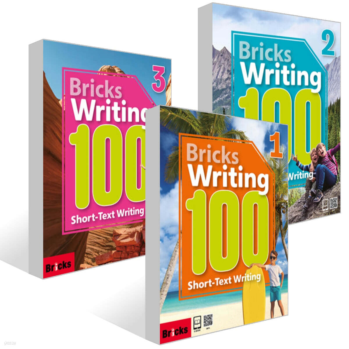 Bricks Writing 100: Short-Text Writing 1 (Student Book + Workbook + E.CODE) 외 2권